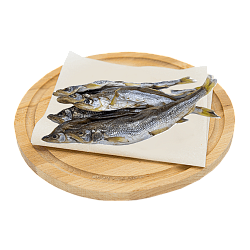 Корюшка вяленая непотрошеная с головой