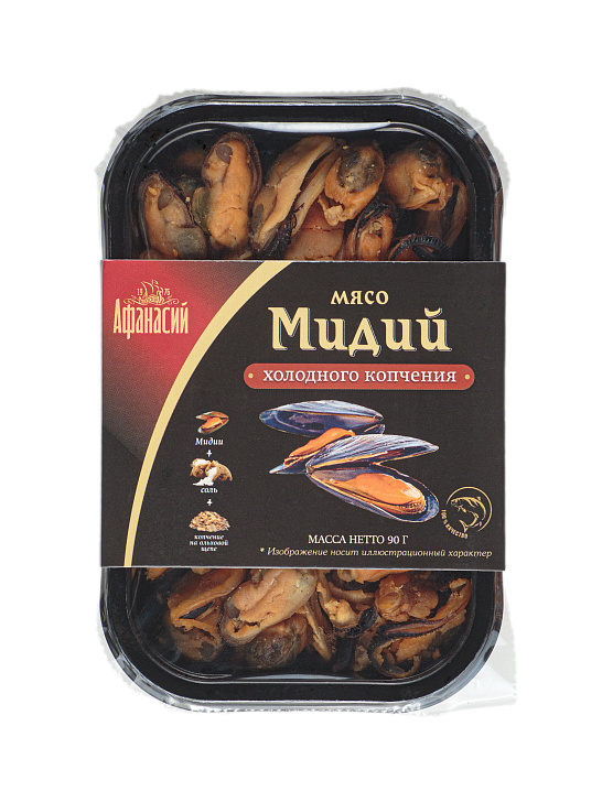 Мидии холодного копчения (90 г)