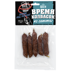 Время колбасок из свинины «Бавария» 100г