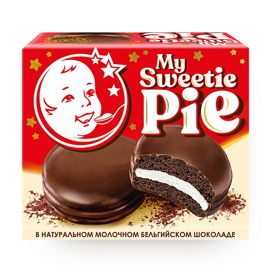 Суфле молочное с ванилью с бисквитом в молочном бельгийском шоколаде My Sweetie Pie 60 гр.