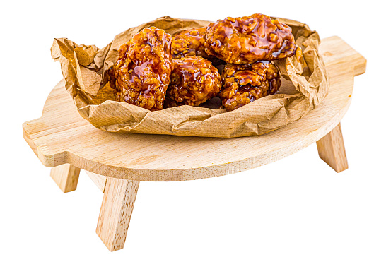 Куриные крылья с соусом барбекю 270 гр.