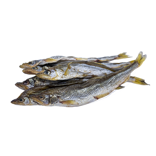Корюшка вяленая непотрошеная с головой