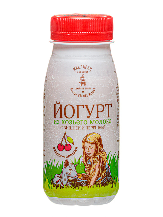 Йогурт из козьего молока вишня-черешня (150 г)